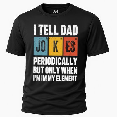 I Tell Dad Jokes Periodically Element Vintage FatherS Day Performance Shirt
