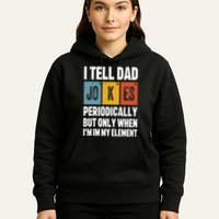 I Tell Dad Jokes Periodically Element Vintage FatherS Day Hoodie