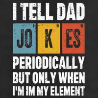 I Tell Dad Jokes Periodically Element Vintage FatherS Day Tumbler