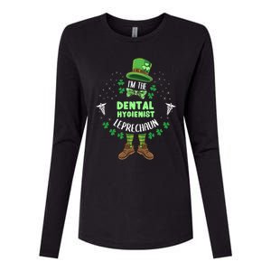 Im The Dental Hygienist Leprechaun St Patricks Day Gift Womens Cotton Relaxed Long Sleeve T-Shirt