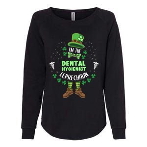 Im The Dental Hygienist Leprechaun St Patricks Day Gift Womens California Wash Sweatshirt