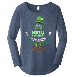 Im The Dental Hygienist Leprechaun St Patricks Day Gift Women's Perfect Tri Tunic Long Sleeve Shirt