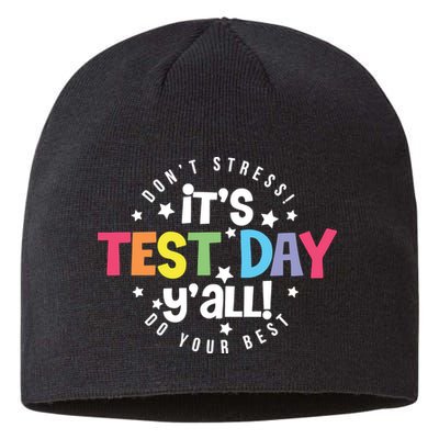 It's Test Day Y'all Don't Stress Do Your Best Studen Teacher School Testing Sustainable Beanie