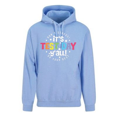 It's Test Day Y'all Don't Stress Do Your Best Studen Teacher School Testing Unisex Surf Hoodie