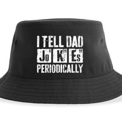 I Tell Dad Jokes Periodically Father's Day Shirt Sustainable Bucket Hat