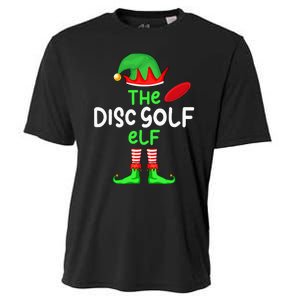 I'm The Disc Golf Elf Christmas Family Matching Pajama Cooling Performance Crew T-Shirt