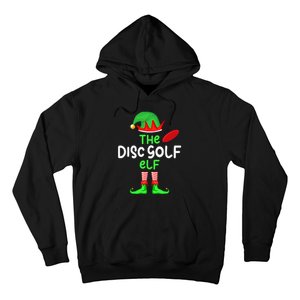 I'm The Disc Golf Elf Christmas Family Matching Pajama Hoodie