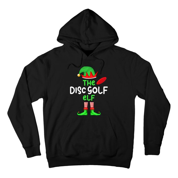 I'm The Disc Golf Elf Christmas Family Matching Pajama Hoodie