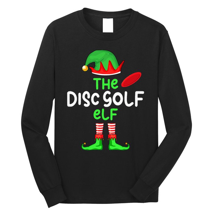 I'm The Disc Golf Elf Christmas Family Matching Pajama Long Sleeve Shirt