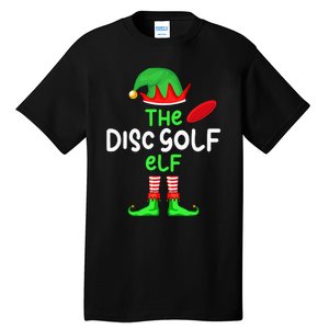 I'm The Disc Golf Elf Christmas Family Matching Pajama Tall T-Shirt