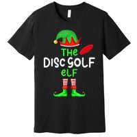 I'm The Disc Golf Elf Christmas Family Matching Pajama Premium T-Shirt