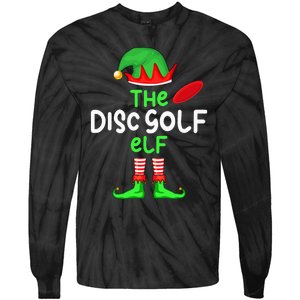 I'm The Disc Golf Elf Christmas Family Matching Pajama Tie-Dye Long Sleeve Shirt