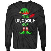 I'm The Disc Golf Elf Christmas Family Matching Pajama Tie-Dye Long Sleeve Shirt