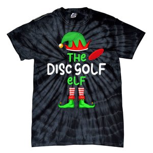 I'm The Disc Golf Elf Christmas Family Matching Pajama Tie-Dye T-Shirt