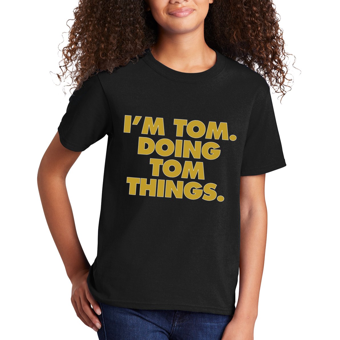 I'm Tom Doing Tom things Funny Birthday Name Kids T-Shirt
