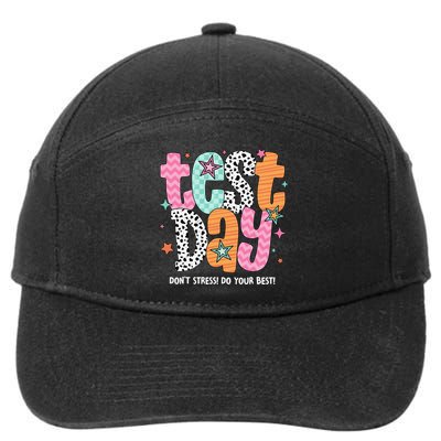 Its Test Day Dont Stress Do Your Best Test Day Staar Day 7-Panel Snapback Hat