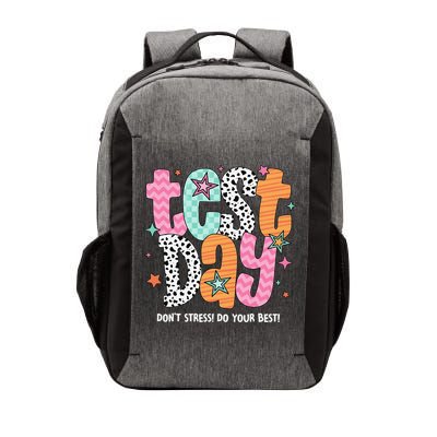 Its Test Day Dont Stress Do Your Best Test Day Staar Day Vector Backpack