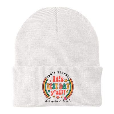 It's Test Day Y'all Funny Testing Day For Teacher Student Knit Cap Winter Beanie