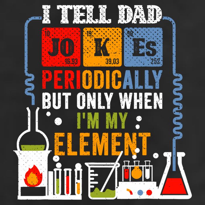 I Tell Dad Jokes Periodically Fathers Day Chemistry Lovers Adult Drive Performance Visor