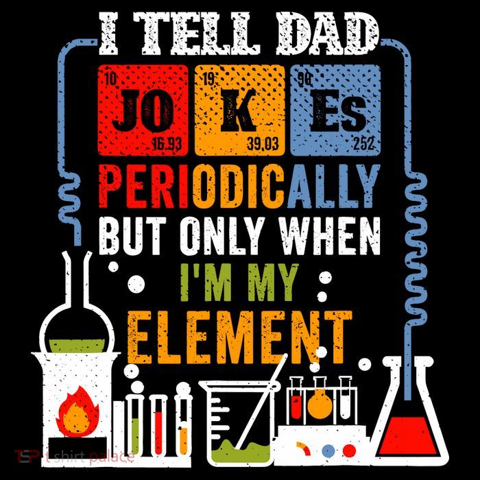 I Tell Dad Jokes Periodically Fathers Day Chemistry Lovers Cooling Performance Long Sleeve Crew