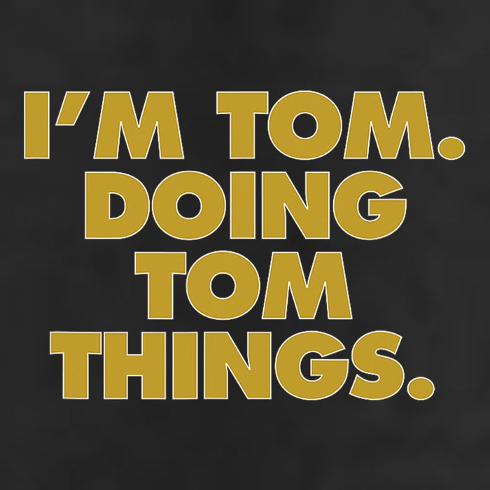 Im Tom Doing Tom Things Funny Birthday Name Golf Towel