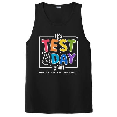 ItS Test Day YAll DonT Stress Do Your Best Teacher Test PosiCharge Competitor Tank