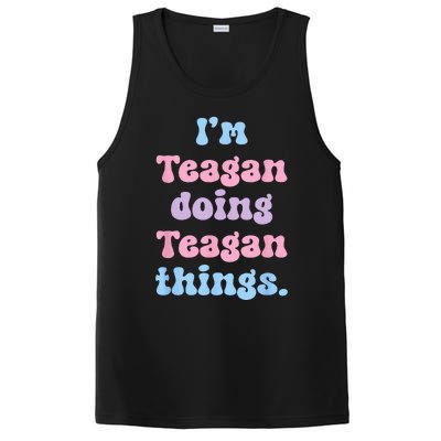 Im Teagan Doing Teagan Things Funny Name PosiCharge Competitor Tank