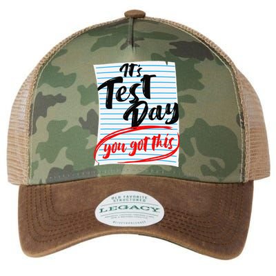 ItS Test Day You Got This Teacher Testing Legacy Tie Dye Trucker Hat