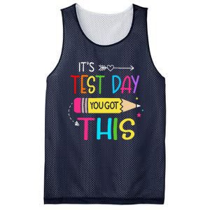 Its Test Day You Got This Testing Day Teacher Student Gifts Mesh Reversible Basketball Jersey Tank