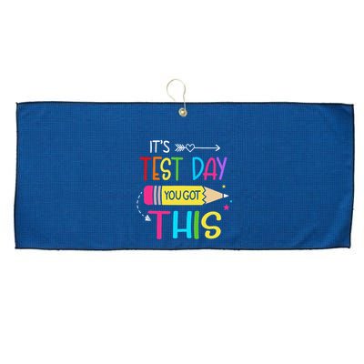 Its Test Day You Got This Testing Day Teacher Student Gifts Large Microfiber Waffle Golf Towel