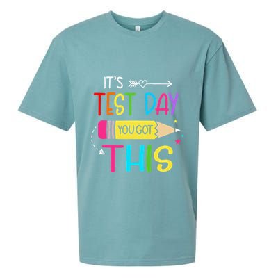 Its Test Day You Got This Testing Day Teacher Student Gifts Sueded Cloud Jersey T-Shirt