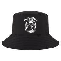 Im Telling Dad Funny Religious Christian Jesus Meme Cool Comfort Performance Bucket Hat