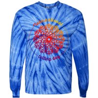 International Tatting Day Lace Textile Art Craft Diy Gift Tie-Dye Long Sleeve Shirt