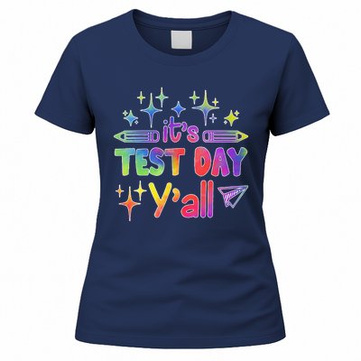 ItS Test Day Yall Tie Dye Test Day Teacher School Women's T-Shirt