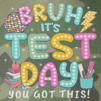 It’s Test Day Rock The School Test Day Teacher Legacy Tie Dye Trucker Hat