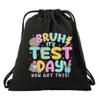 It’s Test Day Rock The School Test Day Teacher Drawstring Bag