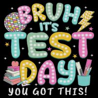 It’s Test Day Rock The School Test Day Teacher Drawstring Bag