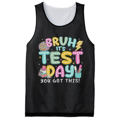 It’s Test Day Rock The School Test Day Teacher Mesh Reversible Basketball Jersey Tank
