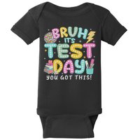 It’s Test Day Rock The School Test Day Teacher Baby Bodysuit