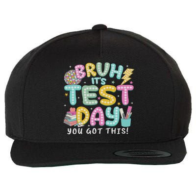 It’s Test Day Rock The School Test Day Teacher Wool Snapback Cap