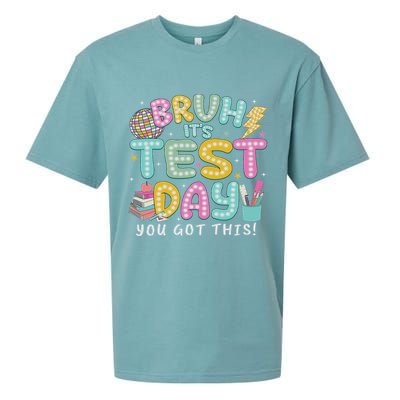 It’s Test Day Rock The School Test Day Teacher Sueded Cloud Jersey T-Shirt
