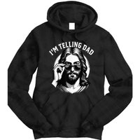 IM Telling Dad Funny Religious Christian Jesus Meme Tie Dye Hoodie