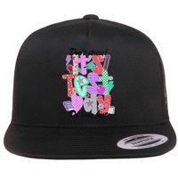 Its Test Day Dont Stress Do Your Best Testing Day Flat Bill Trucker Hat