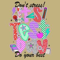 Its Test Day Dont Stress Do Your Best Testing Day Mousepad