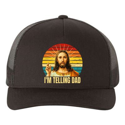 IM Telling Dad Religious Christian Jesus Yupoong Adult 5-Panel Trucker Hat