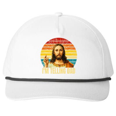 IM Telling Dad Religious Christian Jesus Snapback Five-Panel Rope Hat