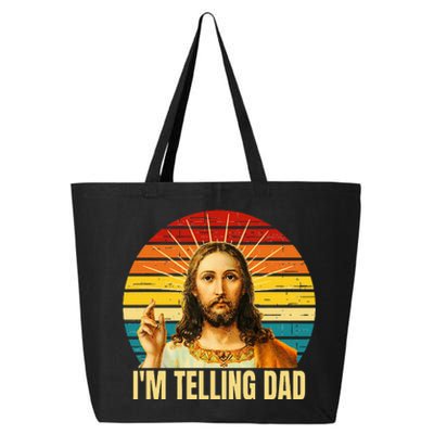 IM Telling Dad Religious Christian Jesus 25L Jumbo Tote