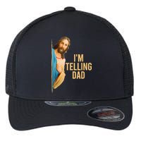 IM Telling Dad Jesus Meme Flexfit Unipanel Trucker Cap