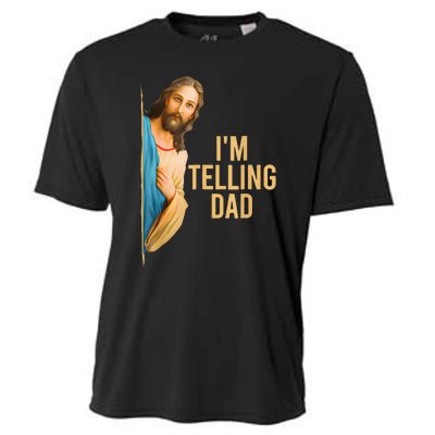 IM Telling Dad Jesus Meme Cooling Performance Crew T-Shirt