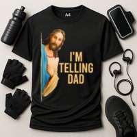 IM Telling Dad Jesus Meme Performance Shirt